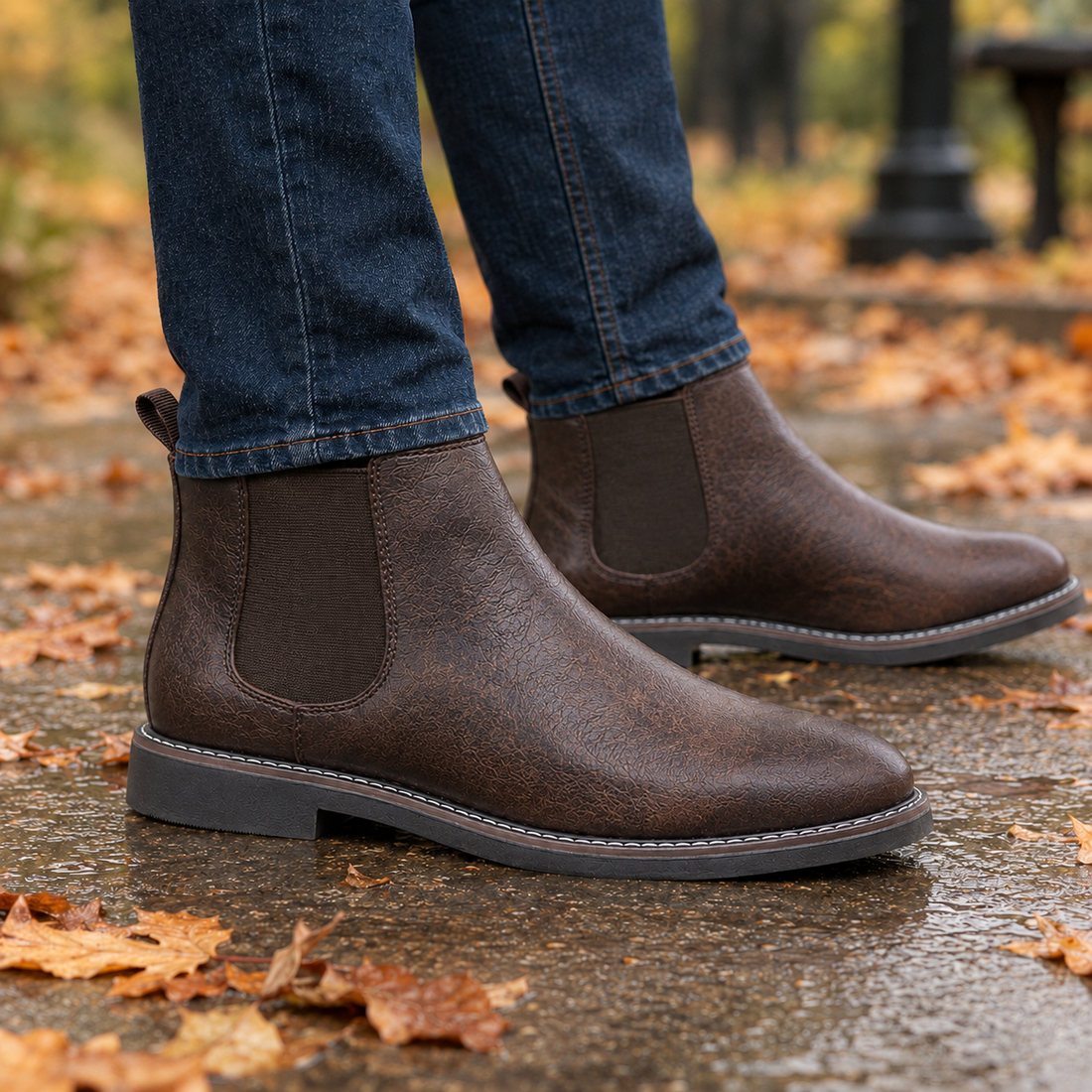 Doria-Torino Chelsea Boots - Dark Brown