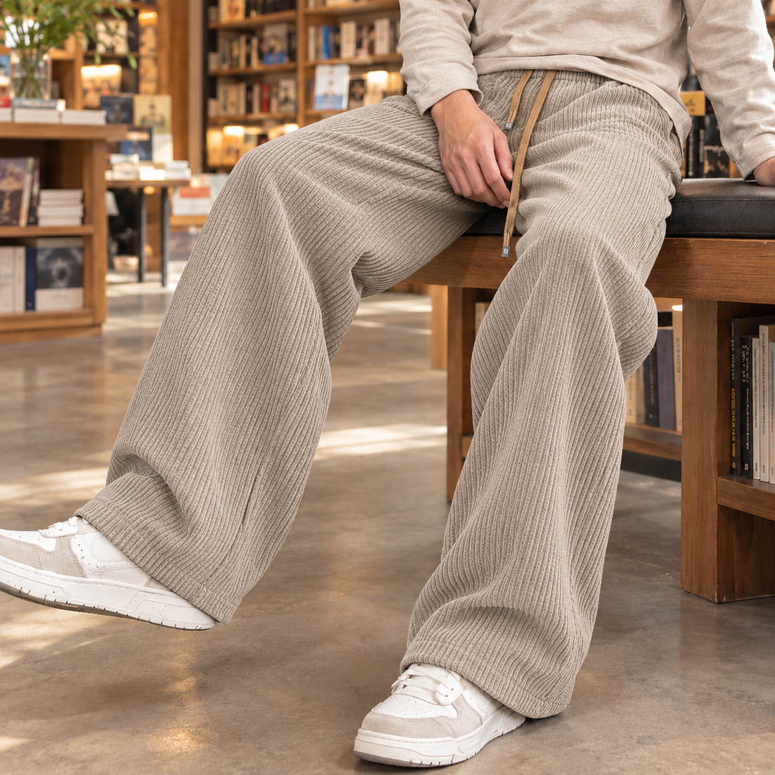 Archie Relaxed Pants - Khaki