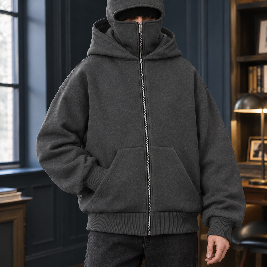 Philip-Hayes Double Hood Jacket - Dark Gray