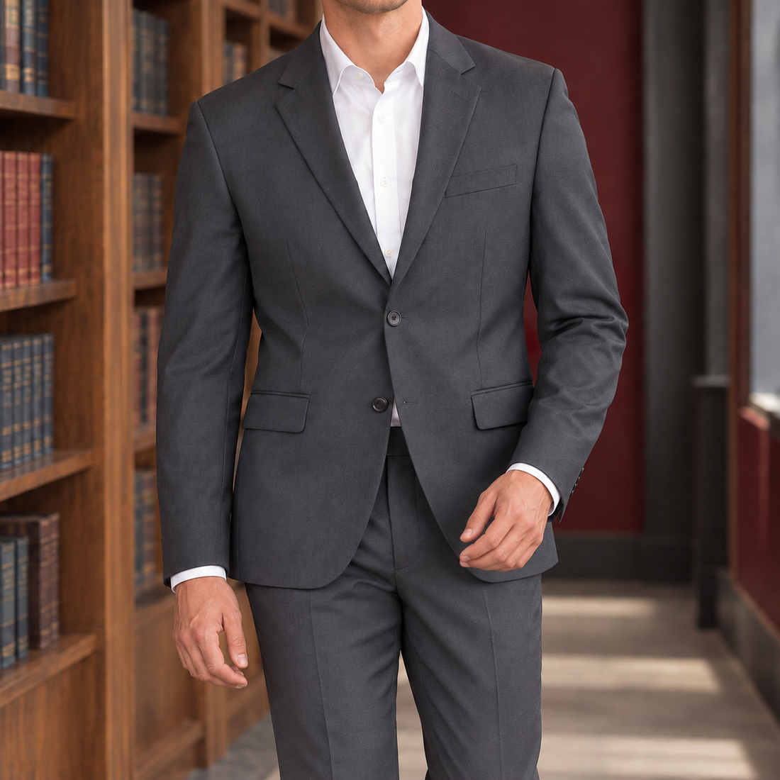 Bastien-Dean Tailored Set - Gray