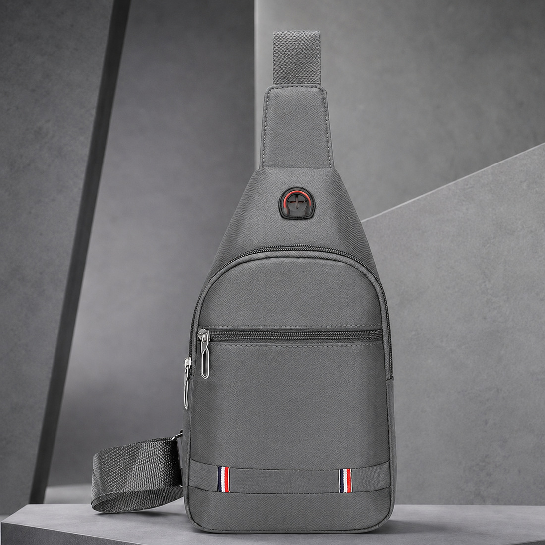 Monreale Compact Sling Bag - Small Gray