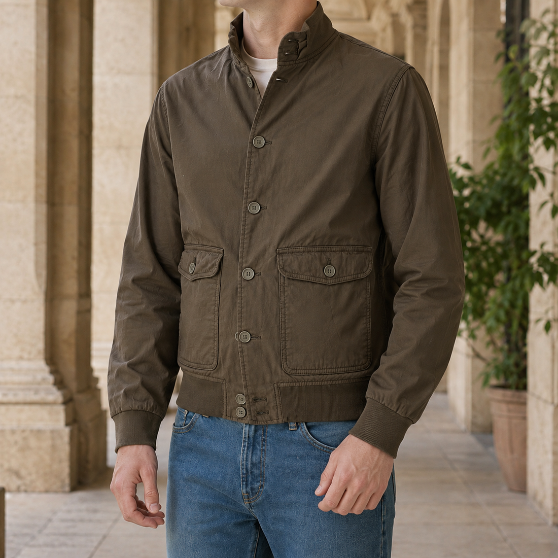 Byron Utility Jacket - Militare
