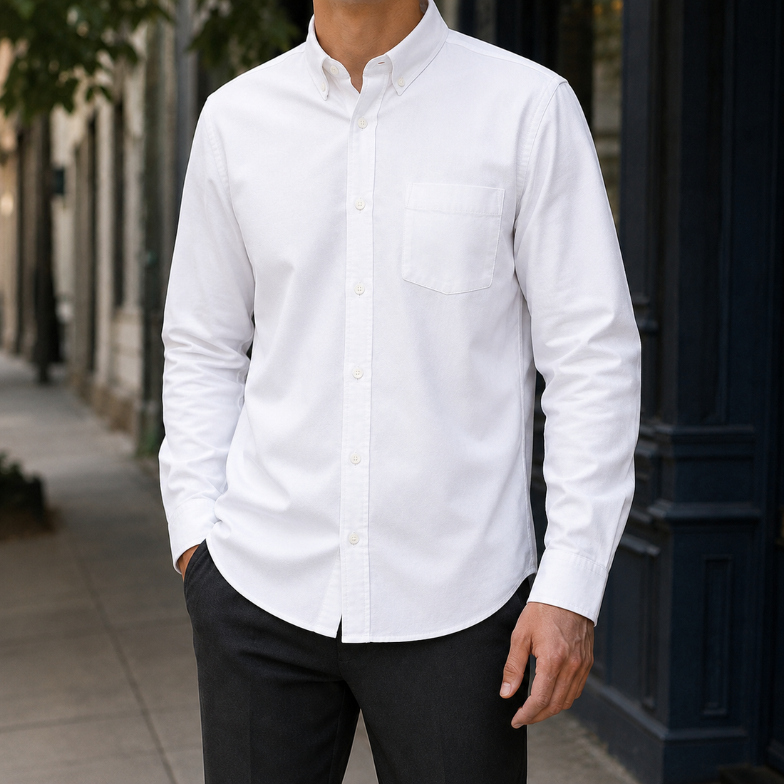 Bordoni Oxford Shirt - White