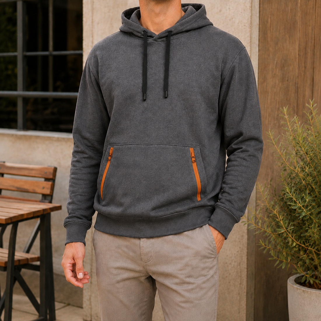 Oberon Utility Hoodie - Dark Gray