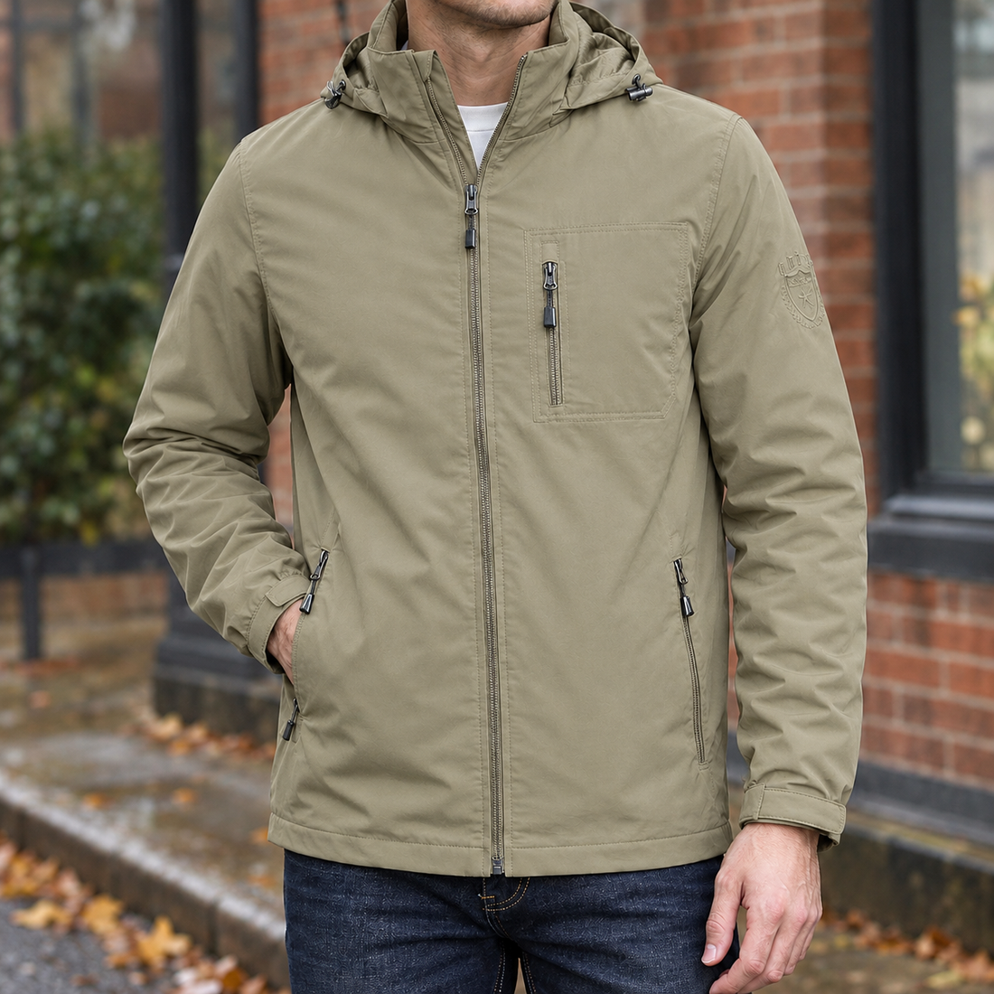 Rufus-West Utility Jacket - Khaki