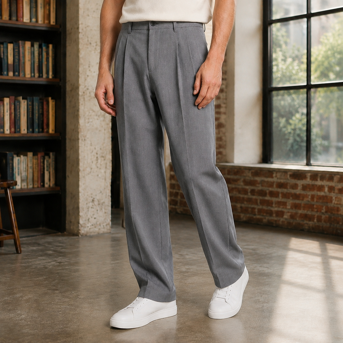 Leopold Tailored Pants - Gray