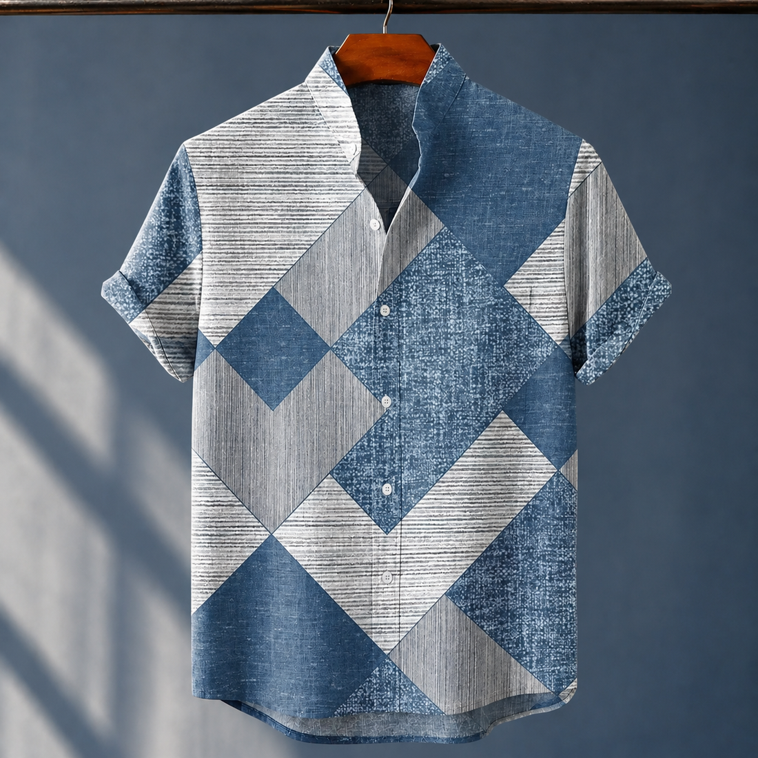 Bastien Graphic Shirt - Sky Blue
