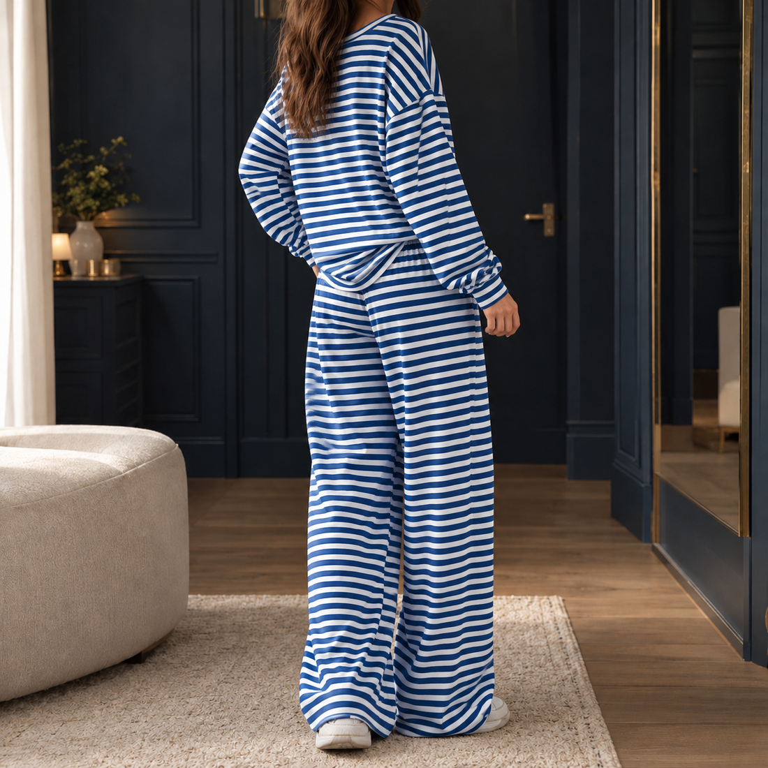 Rhea-Mae Relaxed Set - Blue-ships Same Day
