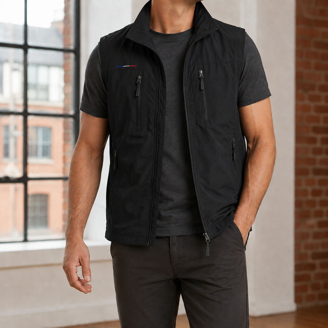 Kit-Wren Utility Vest - Black