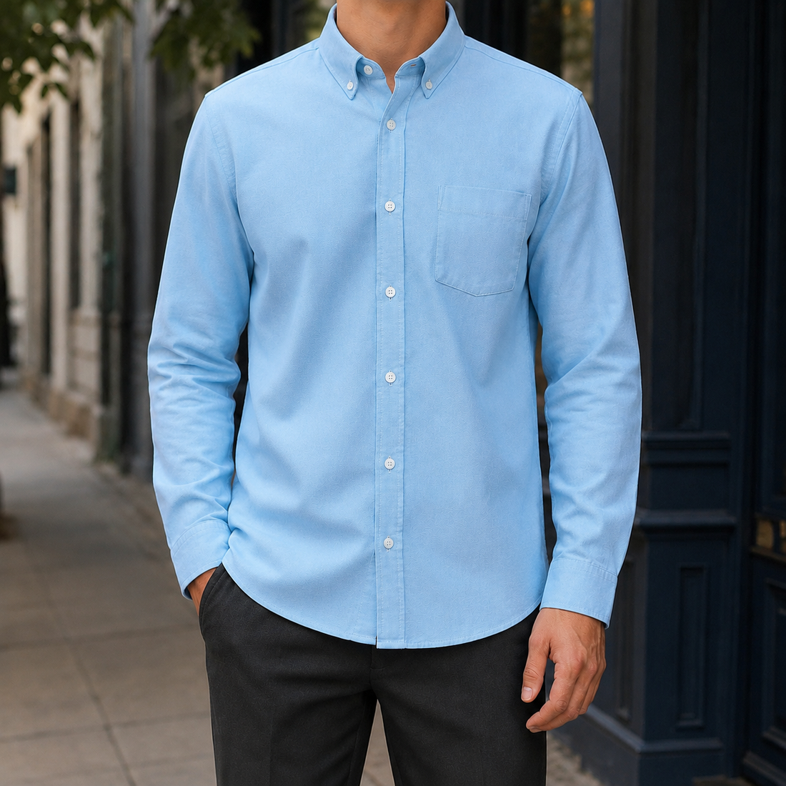 Bordoni Oxford Shirt - Blue