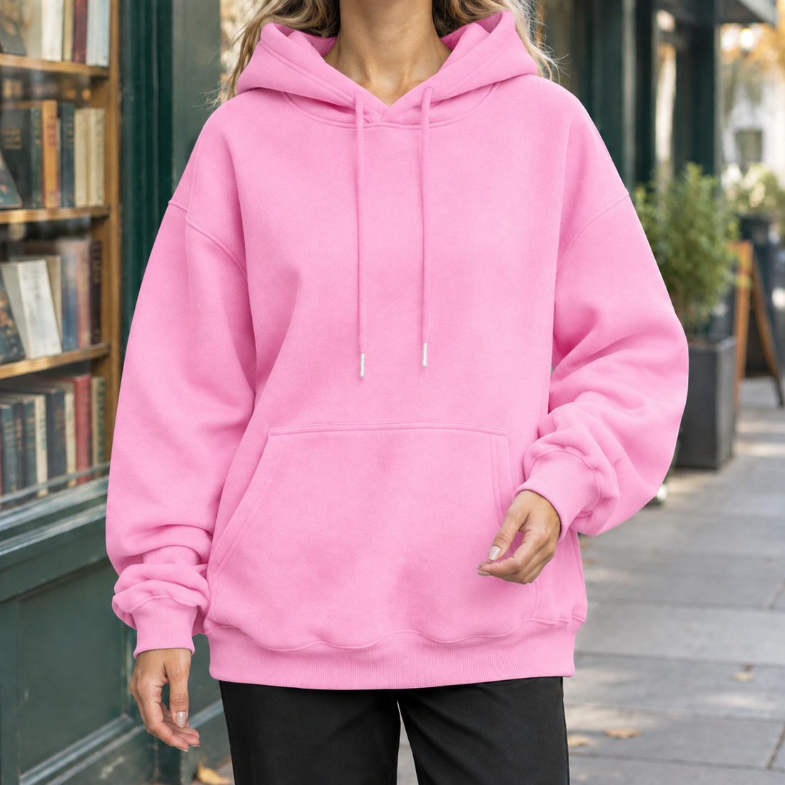 Ilaria-Kate Oversized Hoodie - Pink