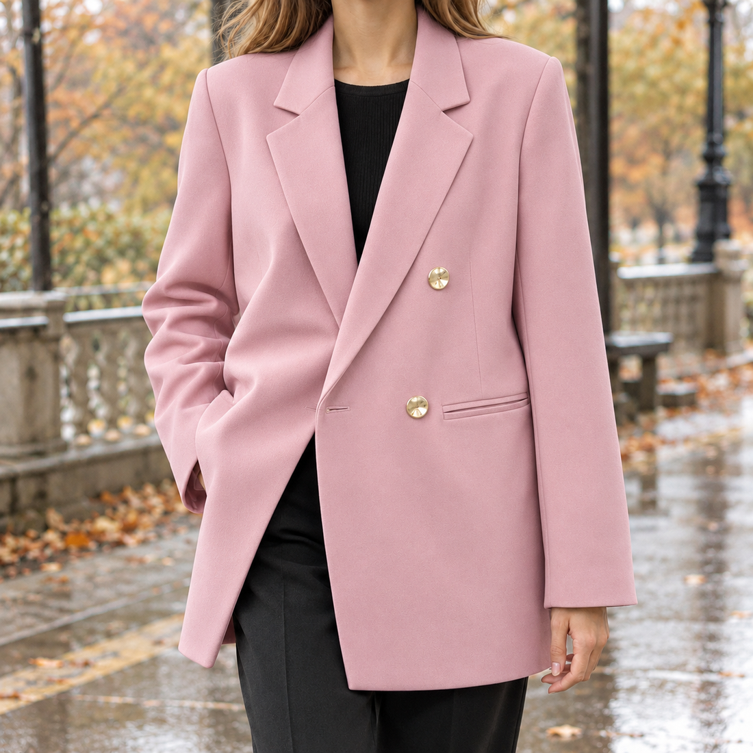 Cassidy-Claire Tailored Blazer - Pink