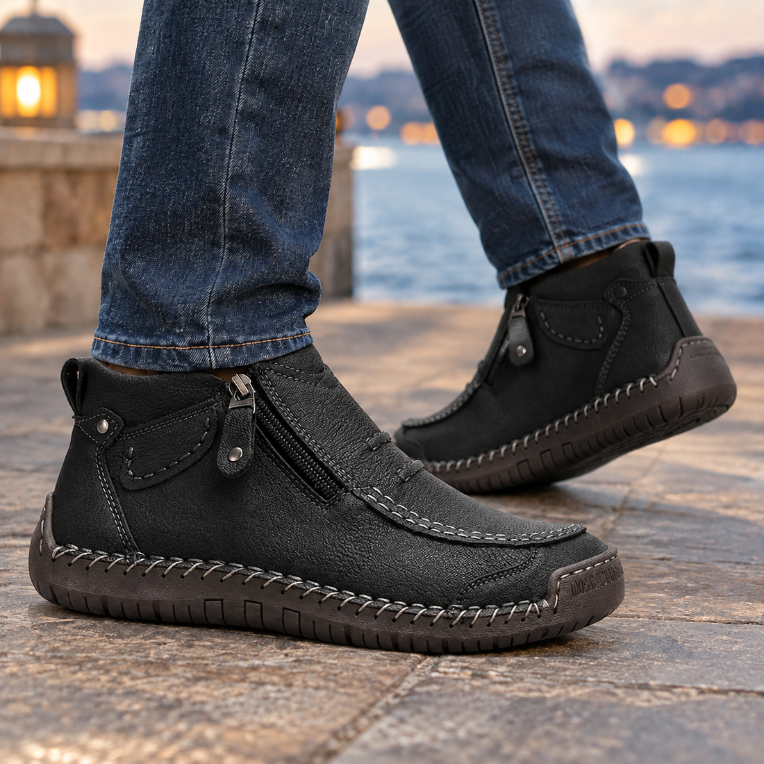 Borghese Orthopedic Boots - Black