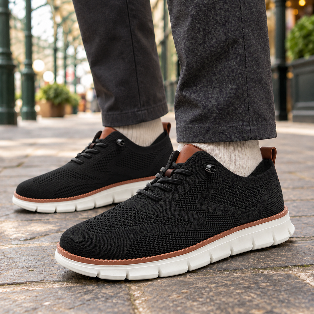 Caprera Knit Sneakers - Black