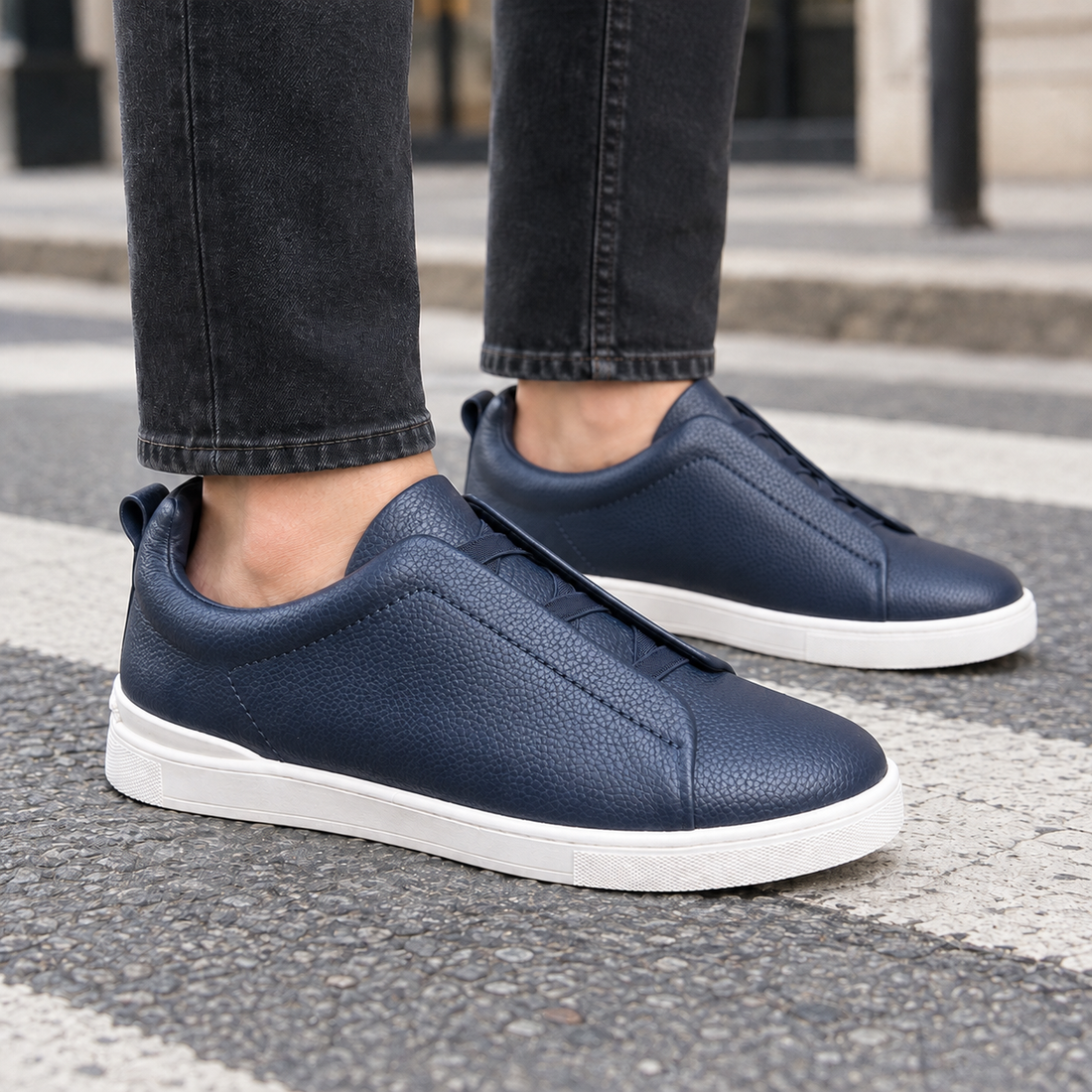 Tricarico Elastic Sneakers - Blue