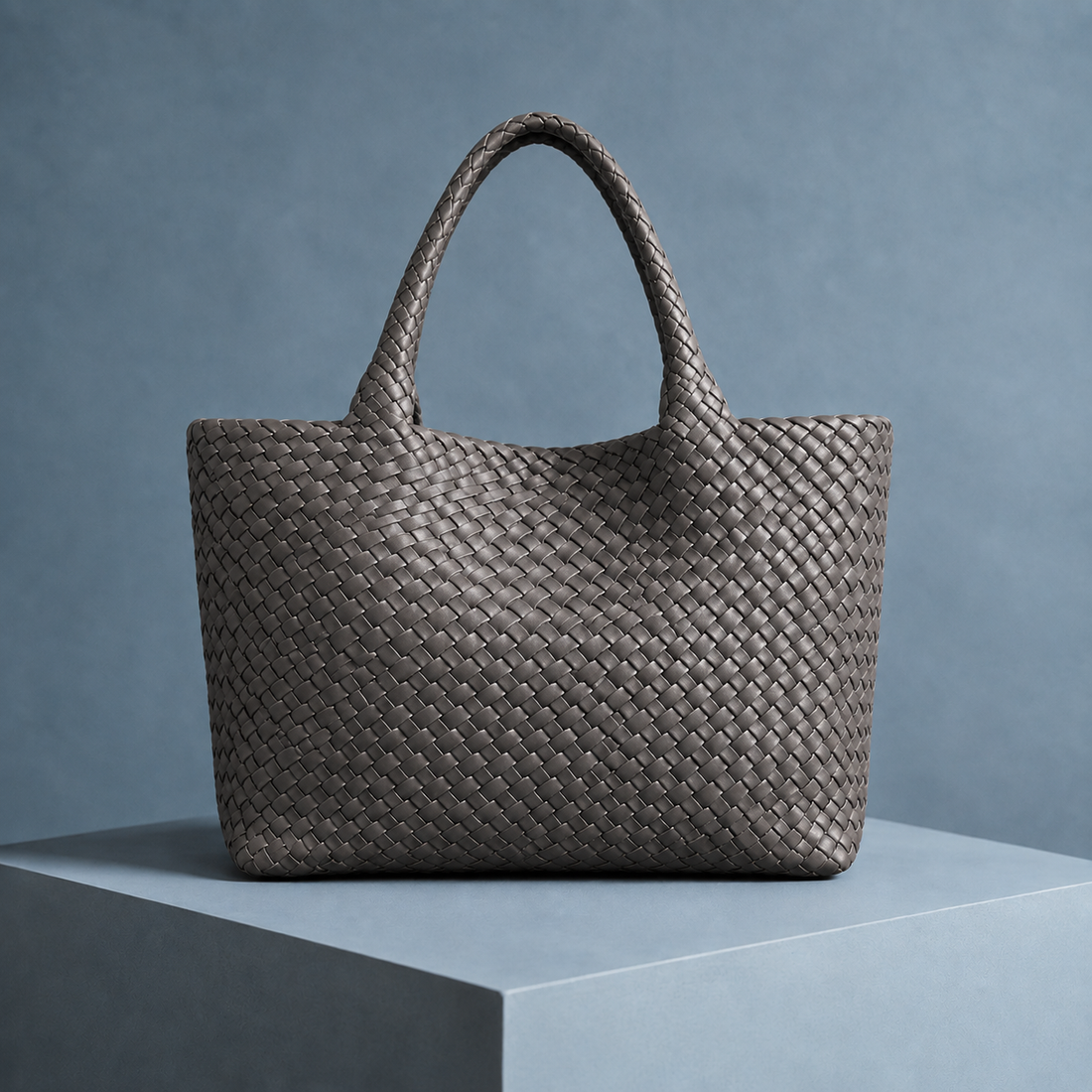 Galli Woven Tote - Gray