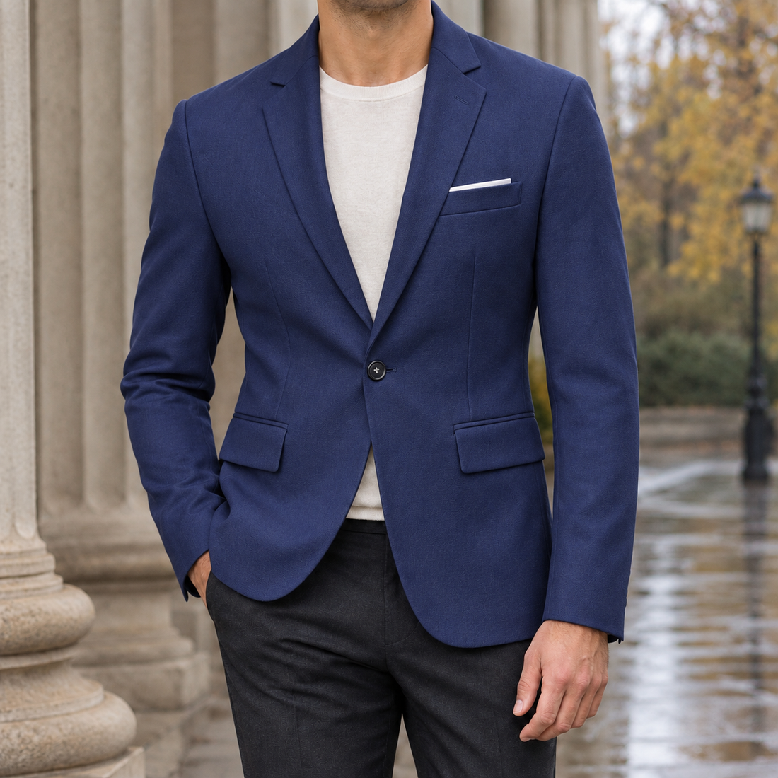 Audric-Ellis Tailored Jacket - Royal Blue