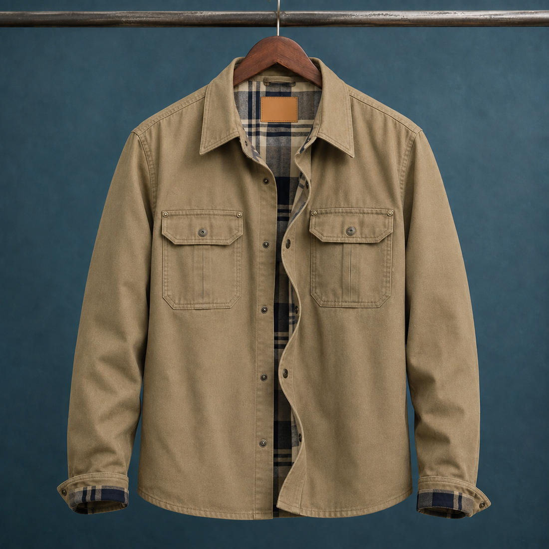 Vaughn Waxed Jacket - Khaki