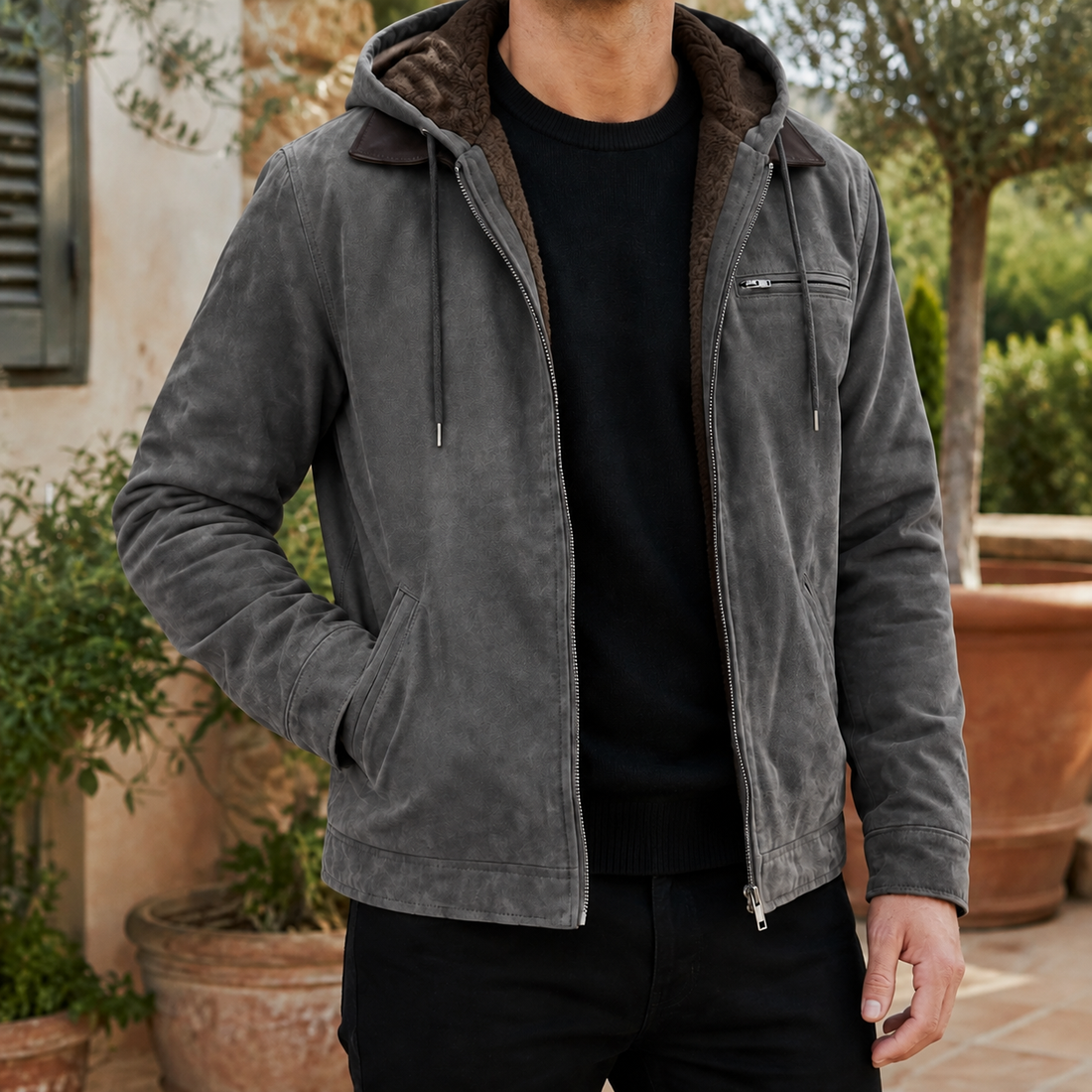Zane Vintage Jacket - Gray