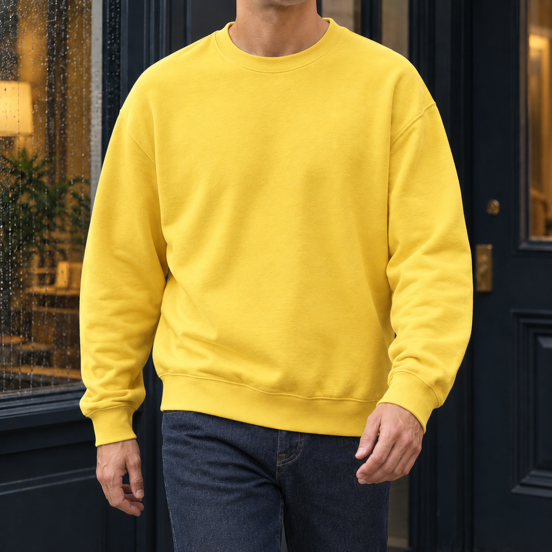 Jacob Crewneck Sweater - Ginger
