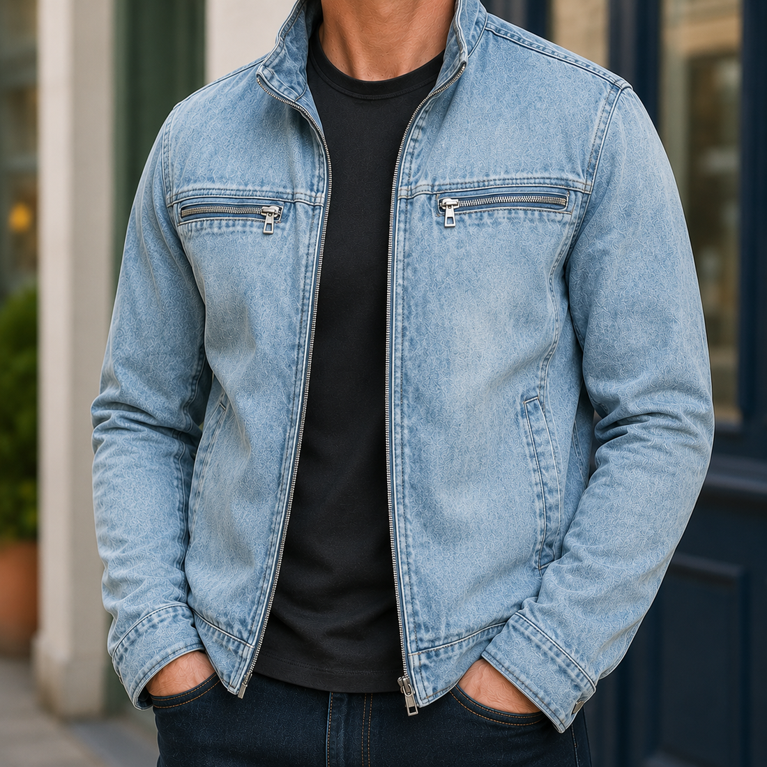 Wilder Military Jacket - Blue