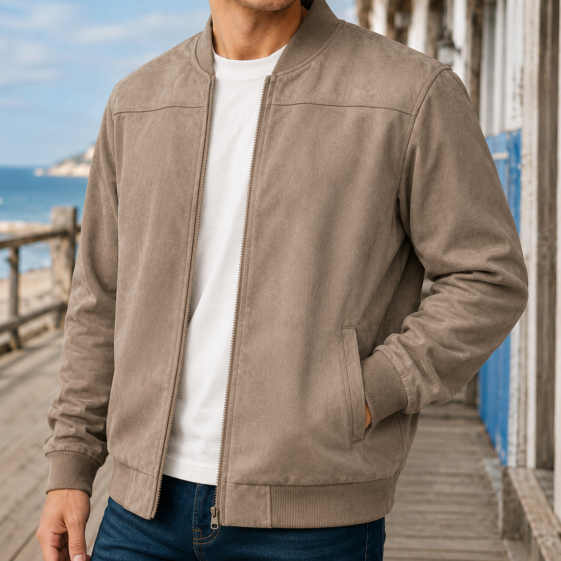 Hadrian Bomber Jacket - Khaki
