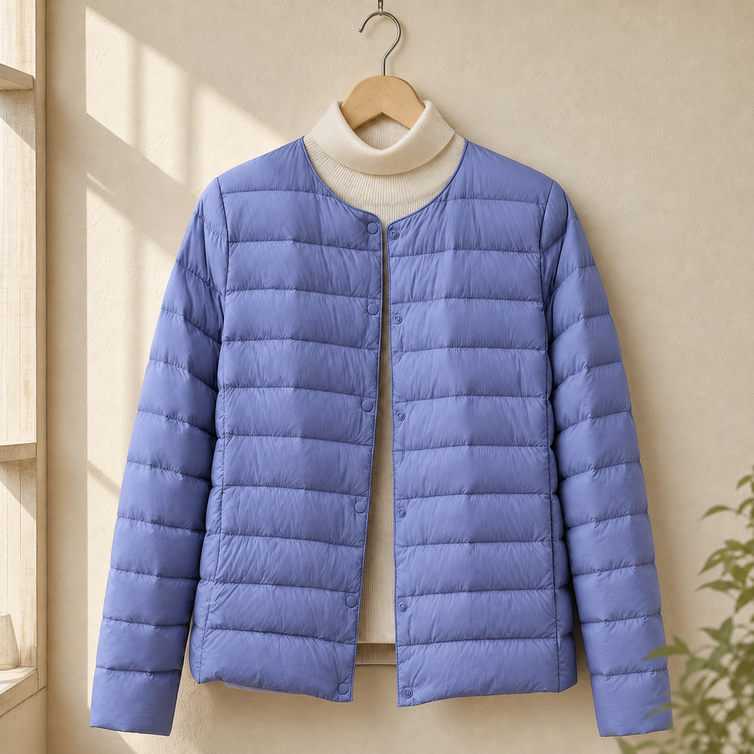 Junia-Claire Cashmere Jacket - Haze Blue