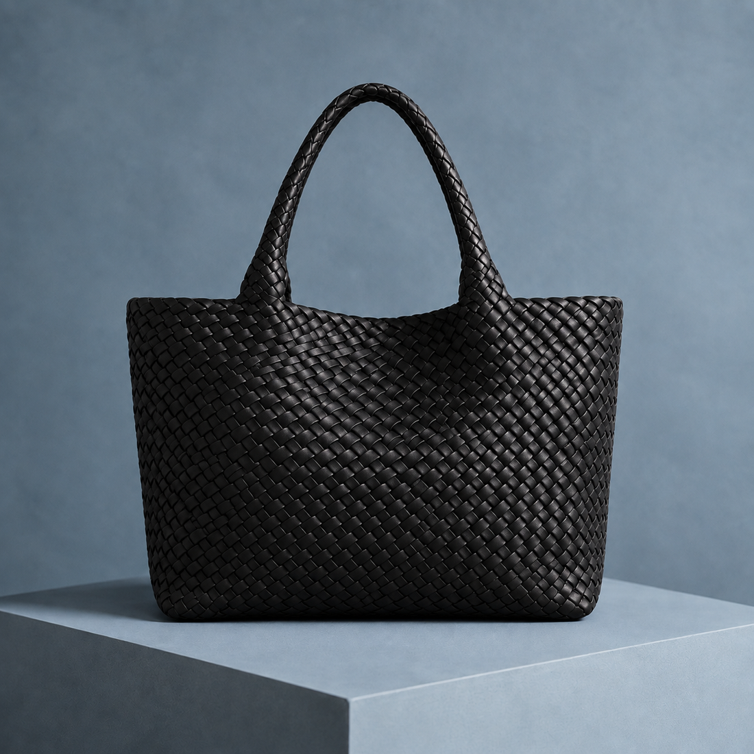 Galli Woven Tote - Black