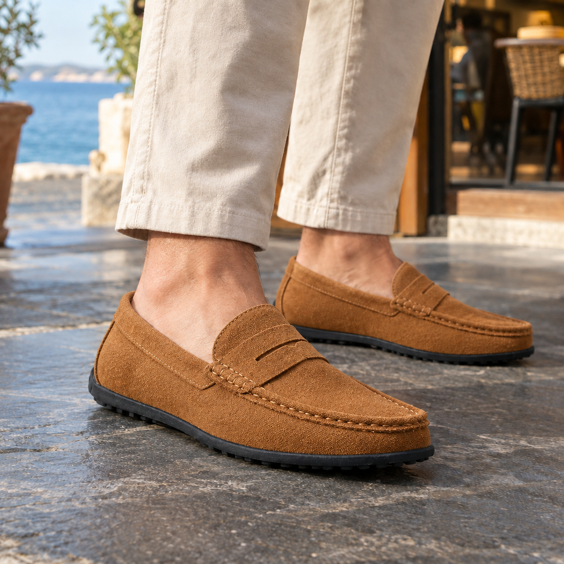 Argenta Penny Loafers - Brown