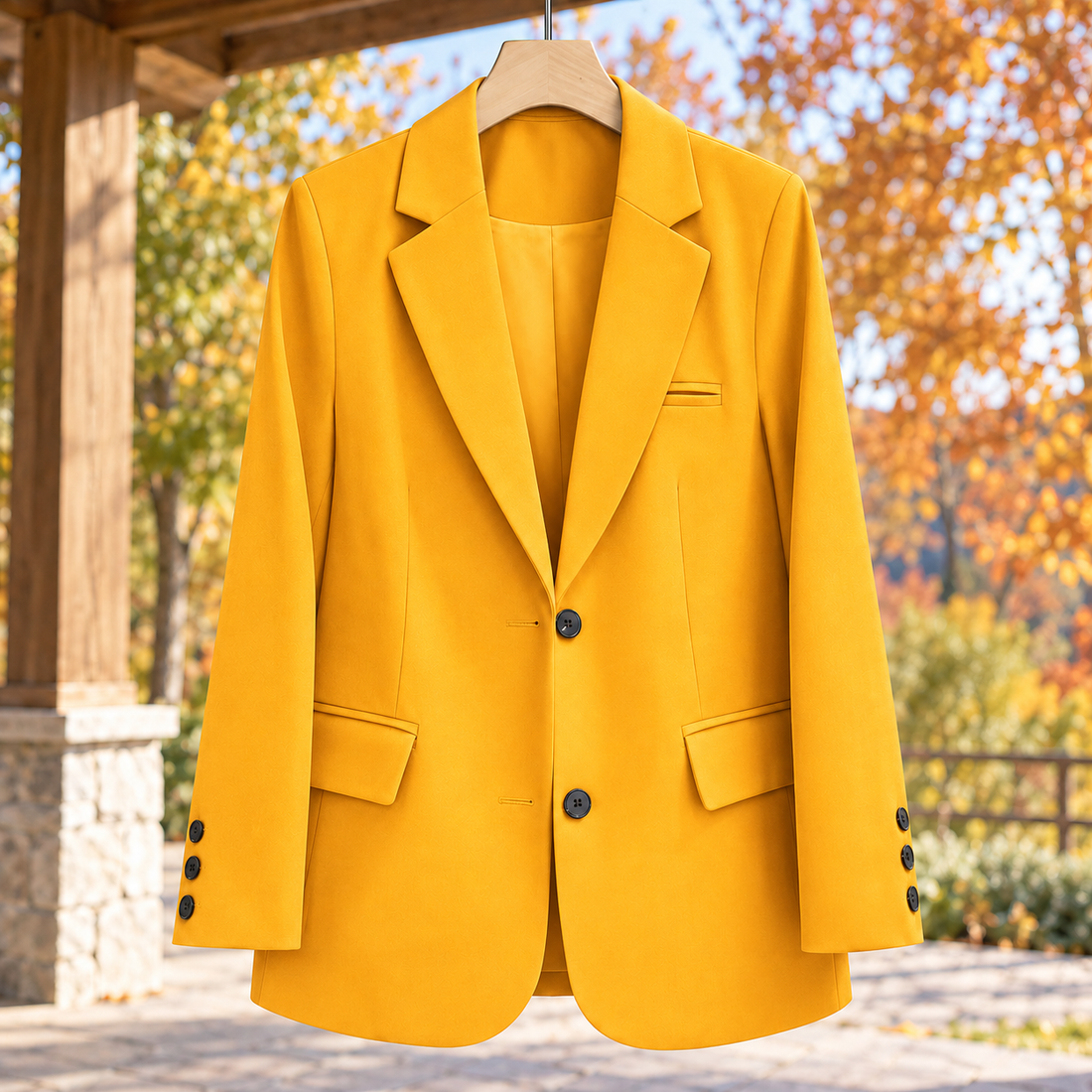 Elowen-Jane Tailored Blazer - Golden Yellow