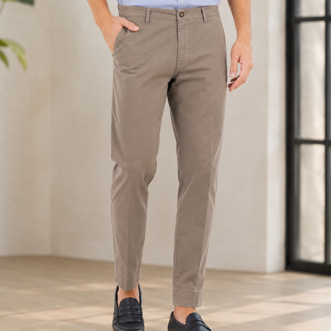 August-Grant Tapered Pants - Fango