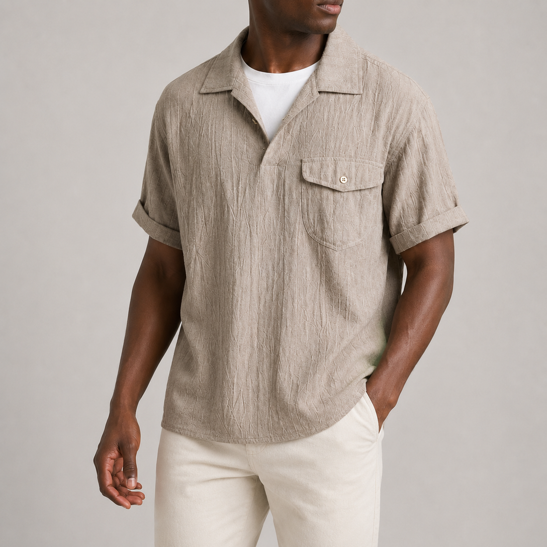 Palisade Linen Camp Shirt