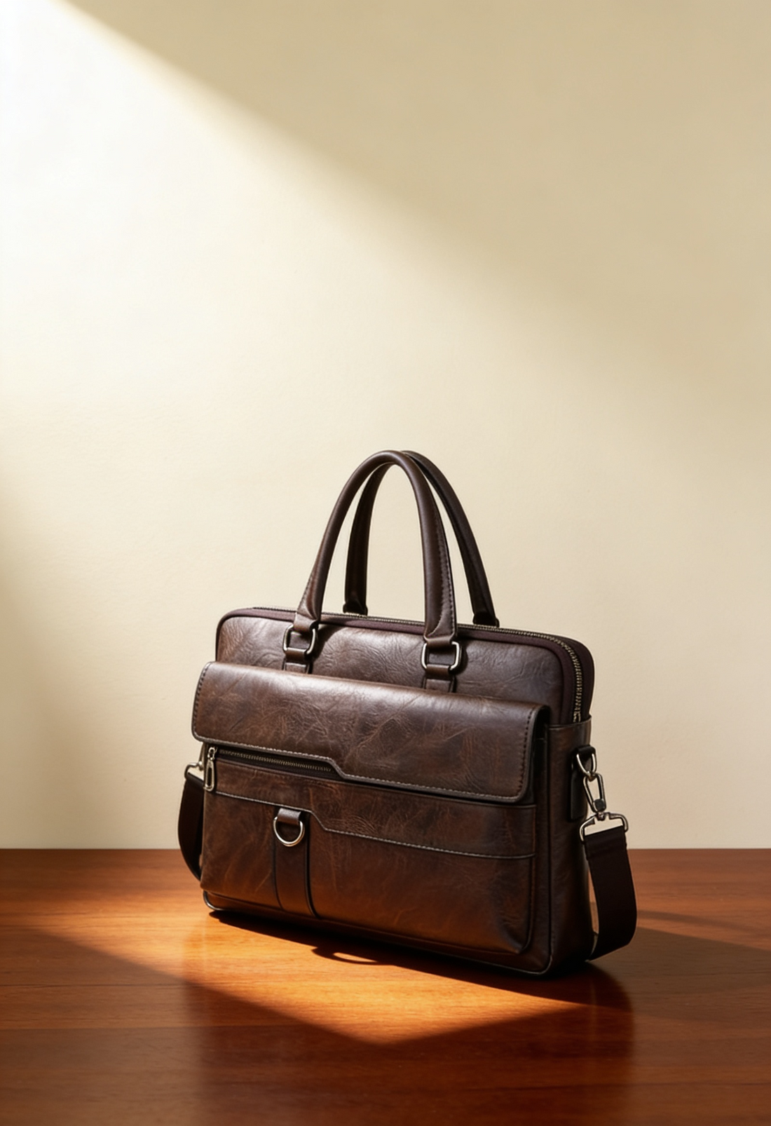 Zurich Leather Briefcase Bag