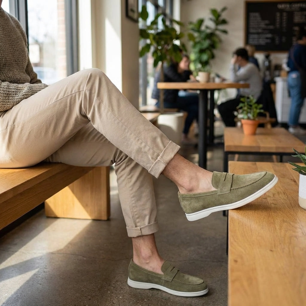 Bancroft Suede Penny Loafers