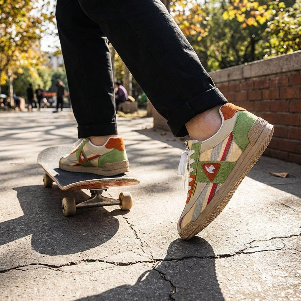 Ronan Retro Track Sneakers