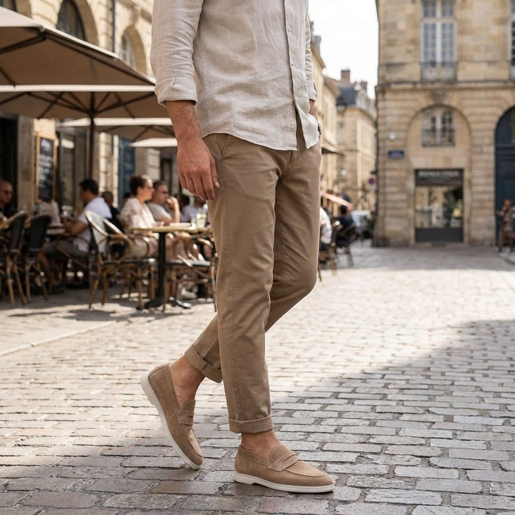 Bancroft Suede Penny Loafers