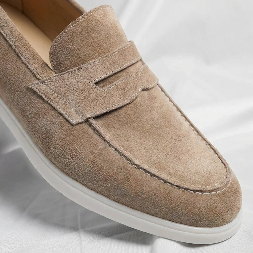 Bancroft Suede Penny Loafers