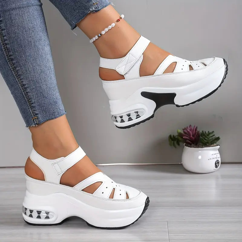 Provence Wedge Sandals