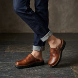 Merano Leather Clogs