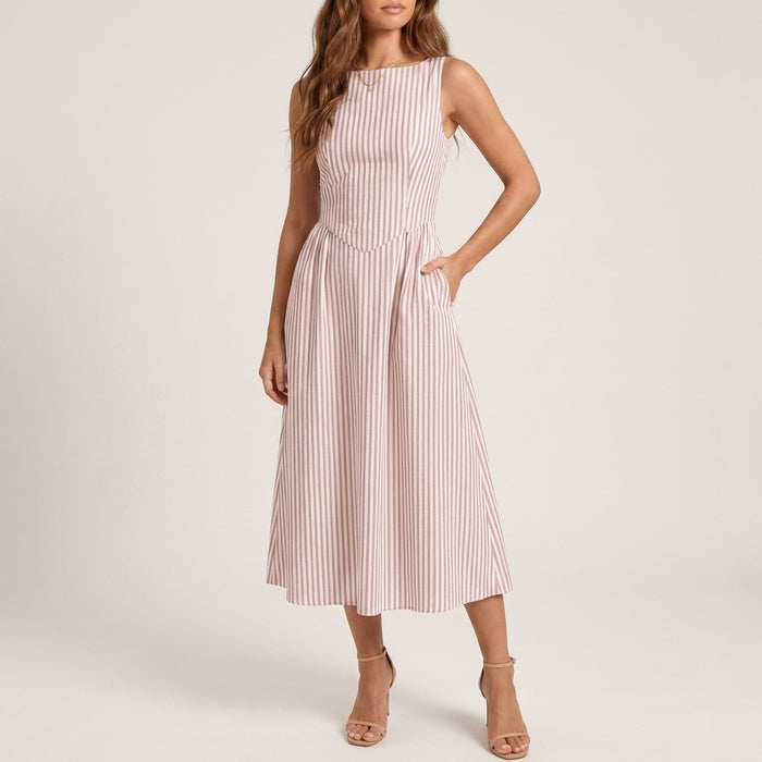 Elsa Striped Dress