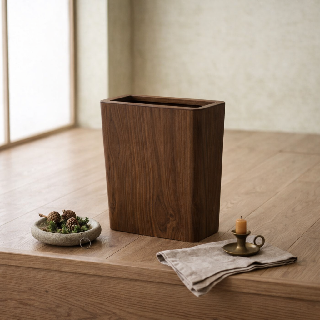 Oakhaven Rotating Lid Trash Can