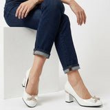 Crete Block Heel Pumps
