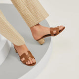 Verona Open-Toe Heels