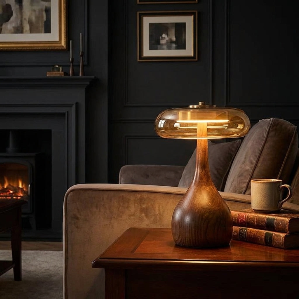Halo Timber Lamp