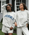 Grey Sweatshirt 2-Pack Navy & White Letters