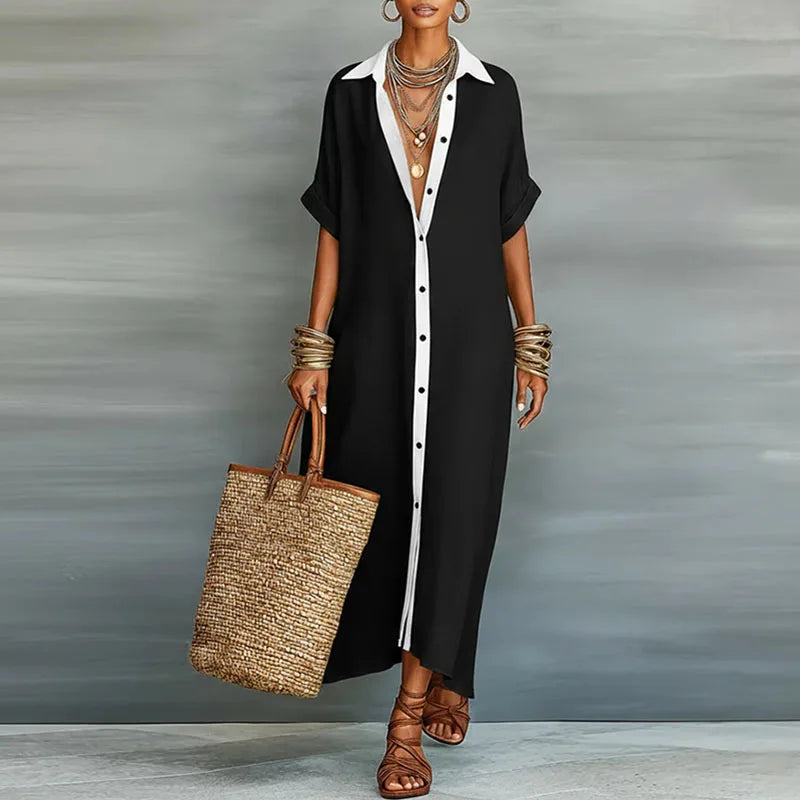 Paloma Collared Maxi Dress