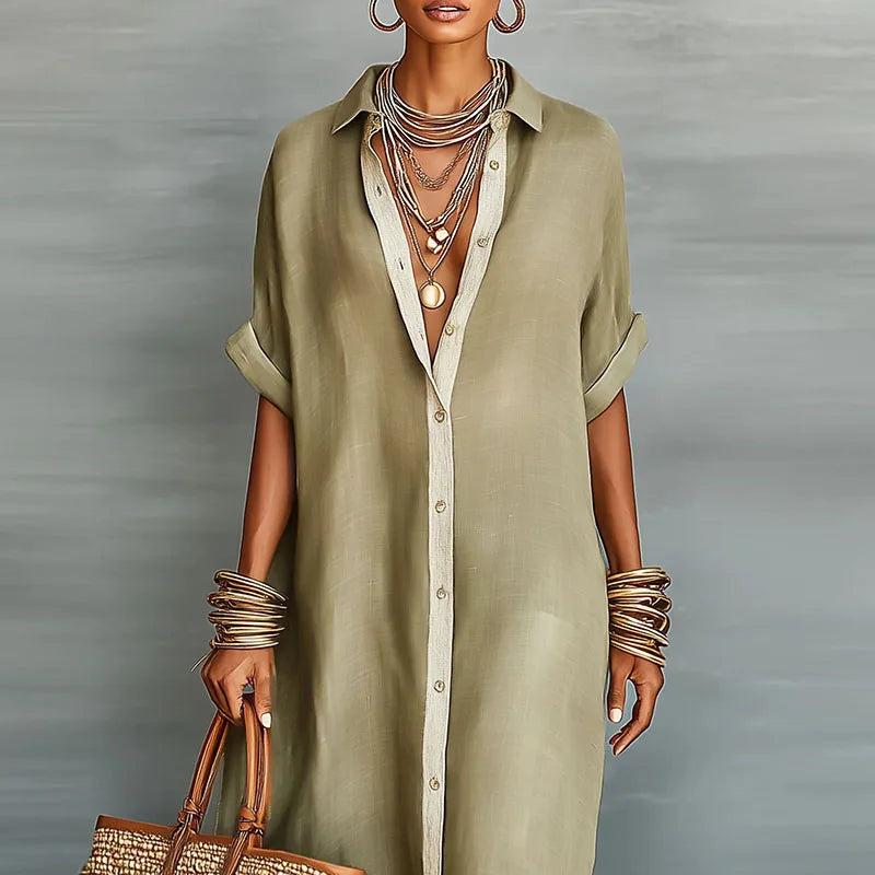 Paloma Collared Maxi Dress