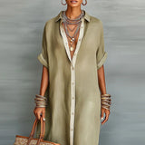 Paloma Collared Maxi Dress