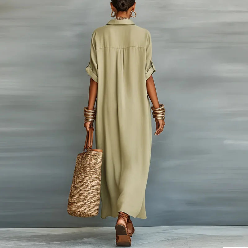 Paloma Collared Maxi Dress