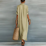 Paloma Collared Maxi Dress